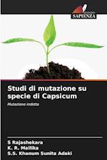 Studi di mutazione su specie di Capsicum