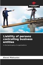 Liability of persons controlling business entities
