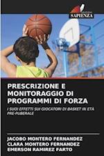 PRESCRIZIONE E MONITORAGGIO DI PROGRAMMI DI FORZA