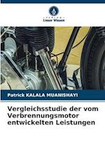 Vergleichsstudie der vom Verbrennungsmotor entwickelten Leistungen