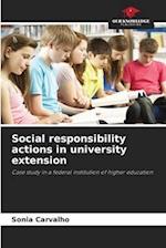 Social responsibility actions in university extension