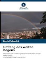 Umfang des weiten Bogens