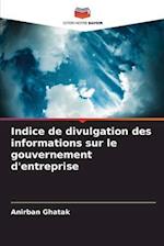 Indice de divulgation des informations sur le gouvernement d'entreprise