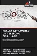 REALTÀ ATTRAVERSO UN TELEFONO CELLULARE