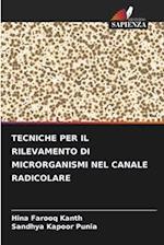 TECNICHE PER IL RILEVAMENTO DI MICRORGANISMI NEL CANALE RADICOLARE