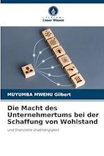 Die Macht des Unternehmertums bei der Schaffung von Wohlstand