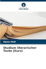 Studium literarischer Texte (Kurs)