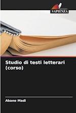 Studio di testi letterari (corso)