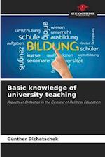 Basic knowledge of university teaching