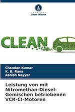 Leistung von mit Nitromethan-Diesel-Gemischen betriebenen VCR-CI-Motoren