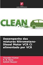 Desempenho das misturas Nitrometano-Diesel Motor VCR CI alimentado por VCR