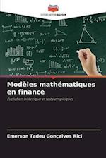 Modèles mathématiques en finance