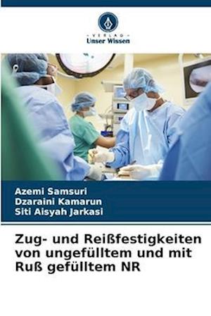 Zug- und Reißfestigkeiten von ungefülltem und mit Ruß gefülltem NR