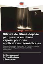 Nitrure de titane déposé par plasma en phase vapeur pour des applications biomédicales