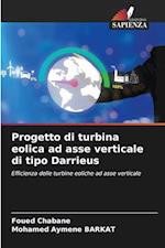 Progetto di turbina eolica ad asse verticale di tipo Darrieus