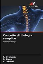 Concetto di biologia semplice