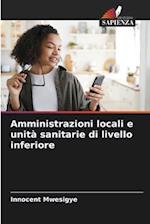 Amministrazioni locali e unità sanitarie di livello inferiore