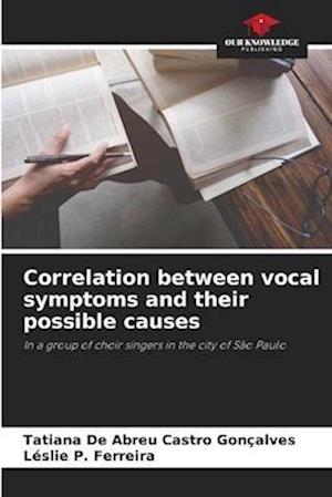 Correlation between vocal symptoms and their possible causes