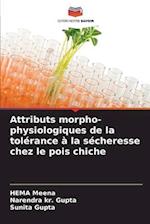 Attributs morpho-physiologiques de la tolérance à la sécheresse chez le pois chiche