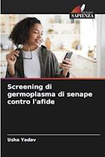 Screening di germoplasma di senape contro l'afide