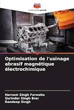 Optimisation de l'usinage abrasif magnétique électrochimique