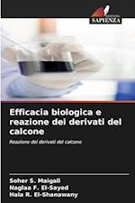 Efficacia biologica e reazione dei derivati del calcone