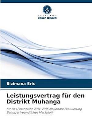 Leistungsvertrag für den Distrikt Muhanga