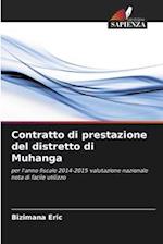 Contratto di prestazione del distretto di Muhanga