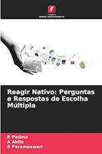 Reagir Nativo: Perguntas e Respostas de Escolha Múltipla