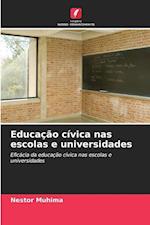 Educação cívica nas escolas e universidades