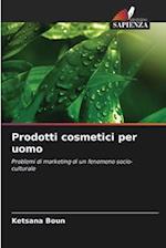 Prodotti cosmetici per uomo