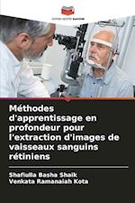 Méthodes d'apprentissage en profondeur pour l'extraction d'images de vaisseaux sanguins rétiniens