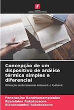 Concepção de um dispositivo de análise térmica simples e diferencial