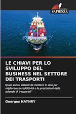 LE CHIAVI PER LO SVILUPPO DEL BUSINESS NEL SETTORE DEI TRASPORTI