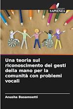 Una teoria sul riconoscimento dei gesti della mano per la comunità con problemi vocali