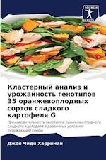 Klasternyj analiz i urozhajnost' genotipow 35 oranzhewoplodnyh sortow sladkogo kartofelq G