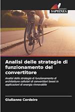 Analisi delle strategie di funzionamento del convertitore