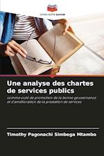 Une analyse des chartes de services publics