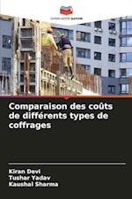 Comparaison des coûts de différents types de coffrages