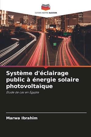 Système d'éclairage public à énergie solaire photovoltaïque