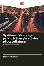 Système d'éclairage public à énergie solaire photovoltaïque