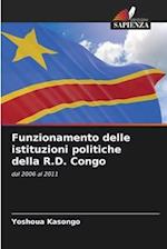 Funzionamento delle istituzioni politiche della R.D. Congo