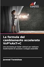 La formula del cambiamento accelerato VxP²xAxT=C