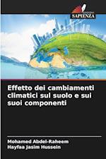 Effetto dei cambiamenti climatici sul suolo e sui suoi componenti