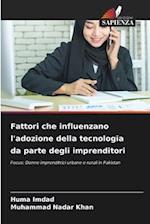 Fattori che influenzano l'adozione della tecnologia da parte degli imprenditori