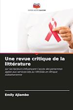 Une revue critique de la littérature