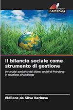 Il bilancio sociale come strumento di gestione