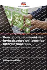 Pourquoi et comment les investisseurs utilisent les informations ESG