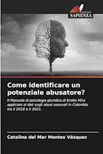 Come identificare un potenziale abusatore?