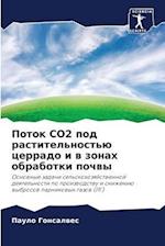 Potok CO2 pod rastitel'nost'ü cerrado i w zonah obrabotki pochwy